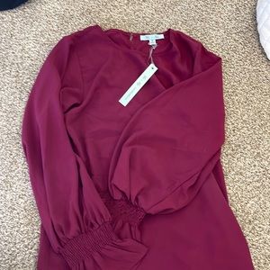 Maroon blouse